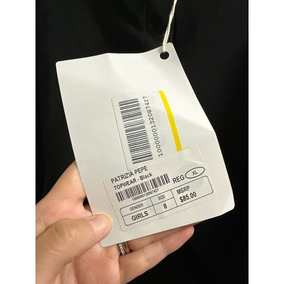 patrizia‎ pepe black cardigan kids size 8 - Picture 4 of 9